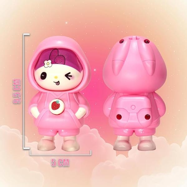 3D Expression Face Changing Keychain | Cartoon Accessory, Key Holder for Bags and Cars keychain alternate view